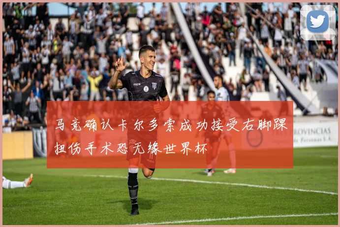 马竞确认卡尔多索成功接受右脚踝扭伤手术恐无缘世界杯