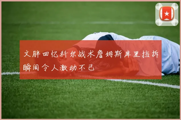 文胖回忆科尔战术詹姆斯库里挡拆瞬间令人激动不已